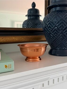 Vintage Coppercraft Guild Copper Pedestal Bowl